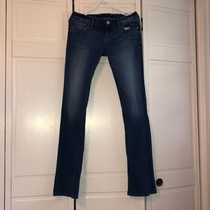 Express Stella low rise barely boot jeans